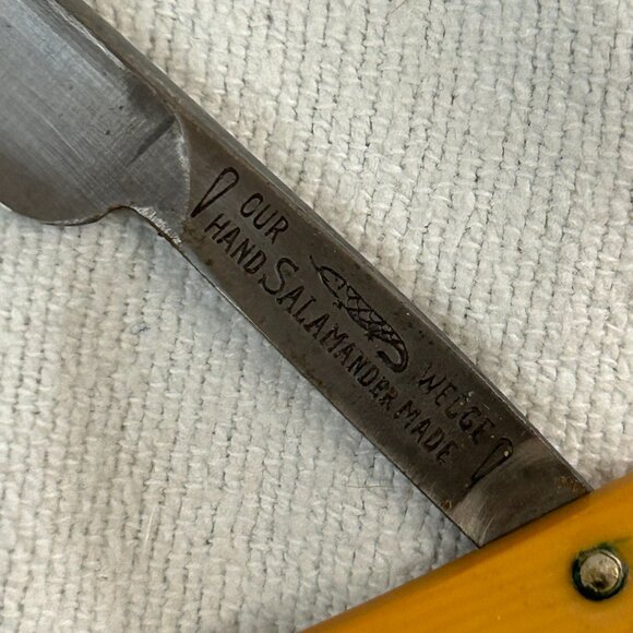 Our Hand Made Wedge Vintage Salamander Straight Razor. (1196) - Picture 3 of 7